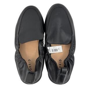 Torrid Scrunch Loafer Womens Size 8.5 Wide Black Low Heel Comfort Slip On